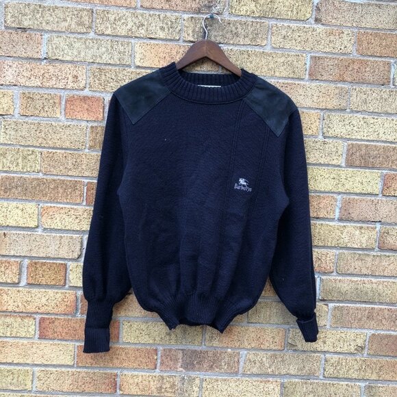 Vintage Burberrys 100% Pure New Wool Sweater Small - Picture 2 of 10